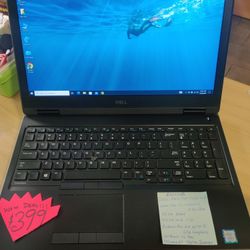Dell Precision 7530 15.6" Intel Core i7-8th Gen, 32gb Ram,512gb SSD,Radeon Pro WX4150 4GB Graphics, Windows 10, Microsoft Office Package, Charger.