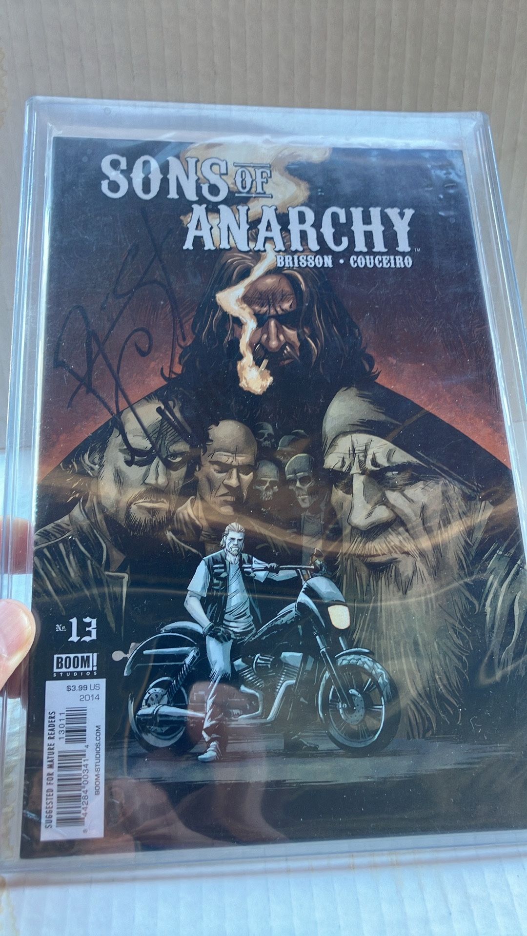 Signed Ryan Hurst Sons Of Anarchy Comic Book