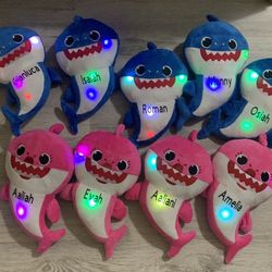 Personalized Singing LED Light Plush Toys Music Doll English Song Toy Gift