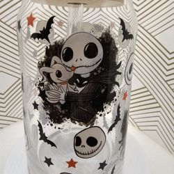 Nightmare Before Christmas Libbey Glass Tumbler