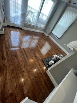 sanding finished floors
