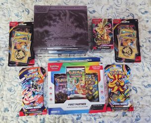 Pokemon Mega Evolution Ascended Heroes, Chaos Rising, Pitch Black ETB, Series 3 First Partner Illustration Collection