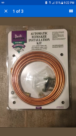 Parts Master GE Automatic Icemaker Instalation Kit