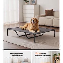 Cooling Elevated Pet Bed Size XL Portable