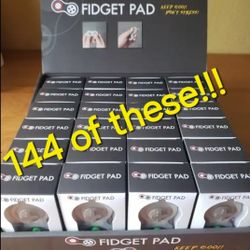 144 individual New Fidget Controller Pads; case containing 6 boxes pictured w 24