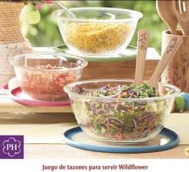 Tazones Para Servir Wildflowers 