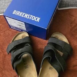 Birkenstock UJI Suede Black Men's 9 to 9 1/2 Sandals