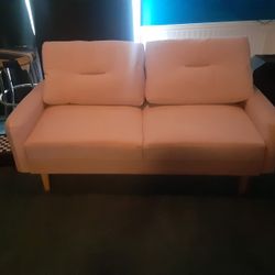 lite pink couch 