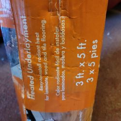 Heated Floor Underlayment. 3x5