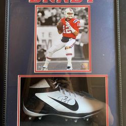 Tom Brady Cleat Signed 