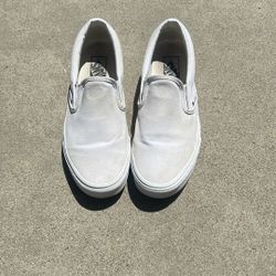 Slip-On White Vans 