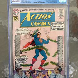 Action Comics #295 (1962) CGC 9.2 - O/w To White Ohs; Lex Luther And Lori App
