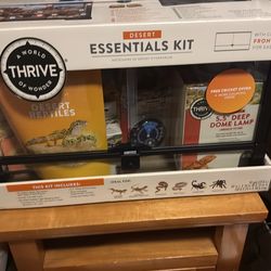 Reptile cage and kit