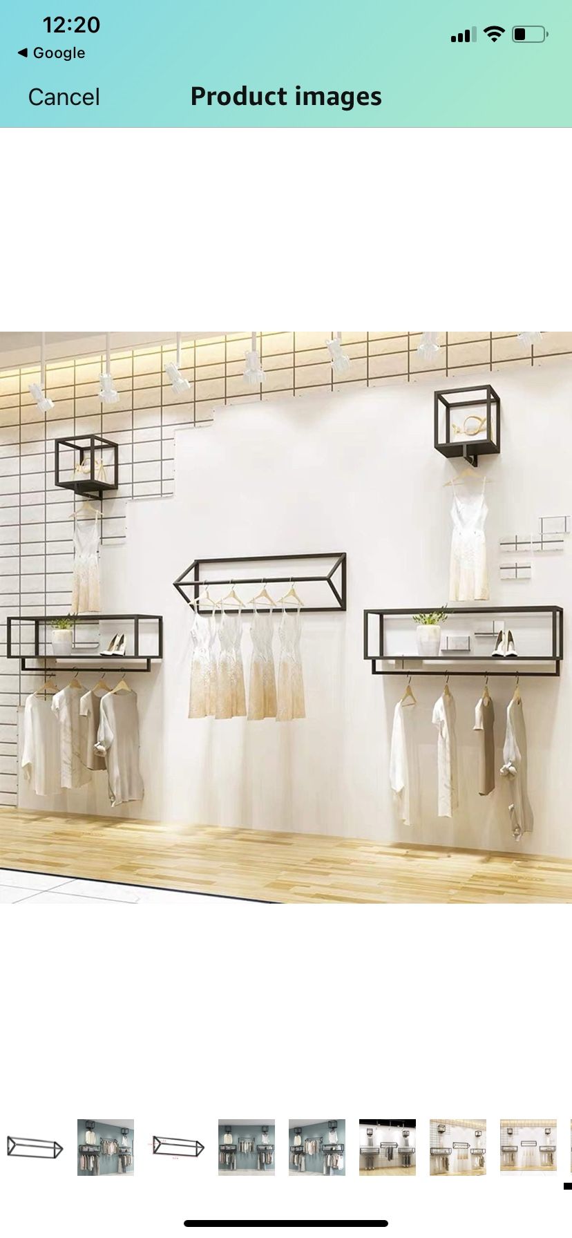 Triangle Display Garment Rack Wall-Mounted rack for Hanging Clothes, Towel Racks or Bathroom Storage