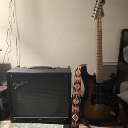Limited Edition Fender Stratocaster And Fender Mustang GT50