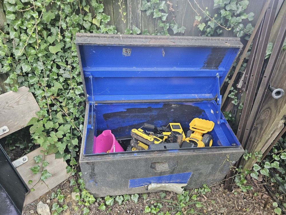36inch Wide, 20inch Deep About 2ft Tall Work Box.