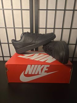 Nike Court Vision Low Triple Black Sneakers