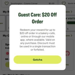 $20 to Panera