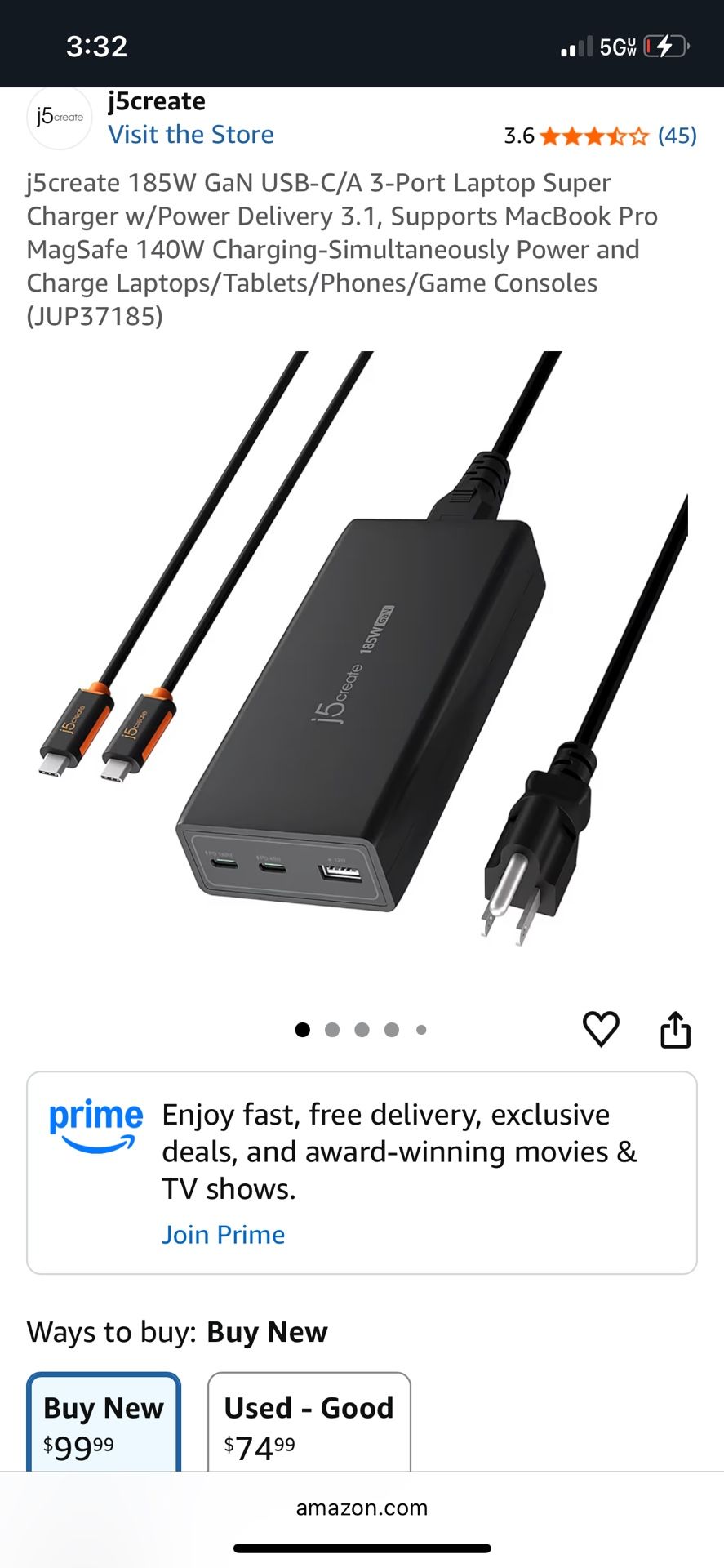 Laptop Charger 3 Ports