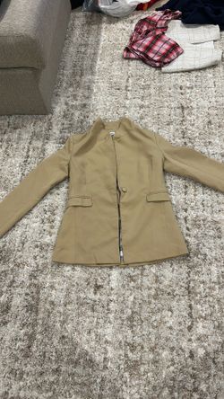Women’s Tan Blazer Jacket