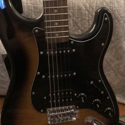 Freddy Fender Electric Guitar With Amp ,Stand , Case