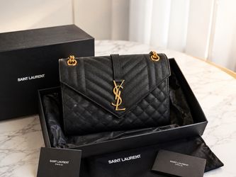 Saint Laurent YSL Quilted Black Leather Bag – Like New – Worn Only Twice