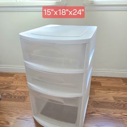 Plastic Storage Drawer Unit