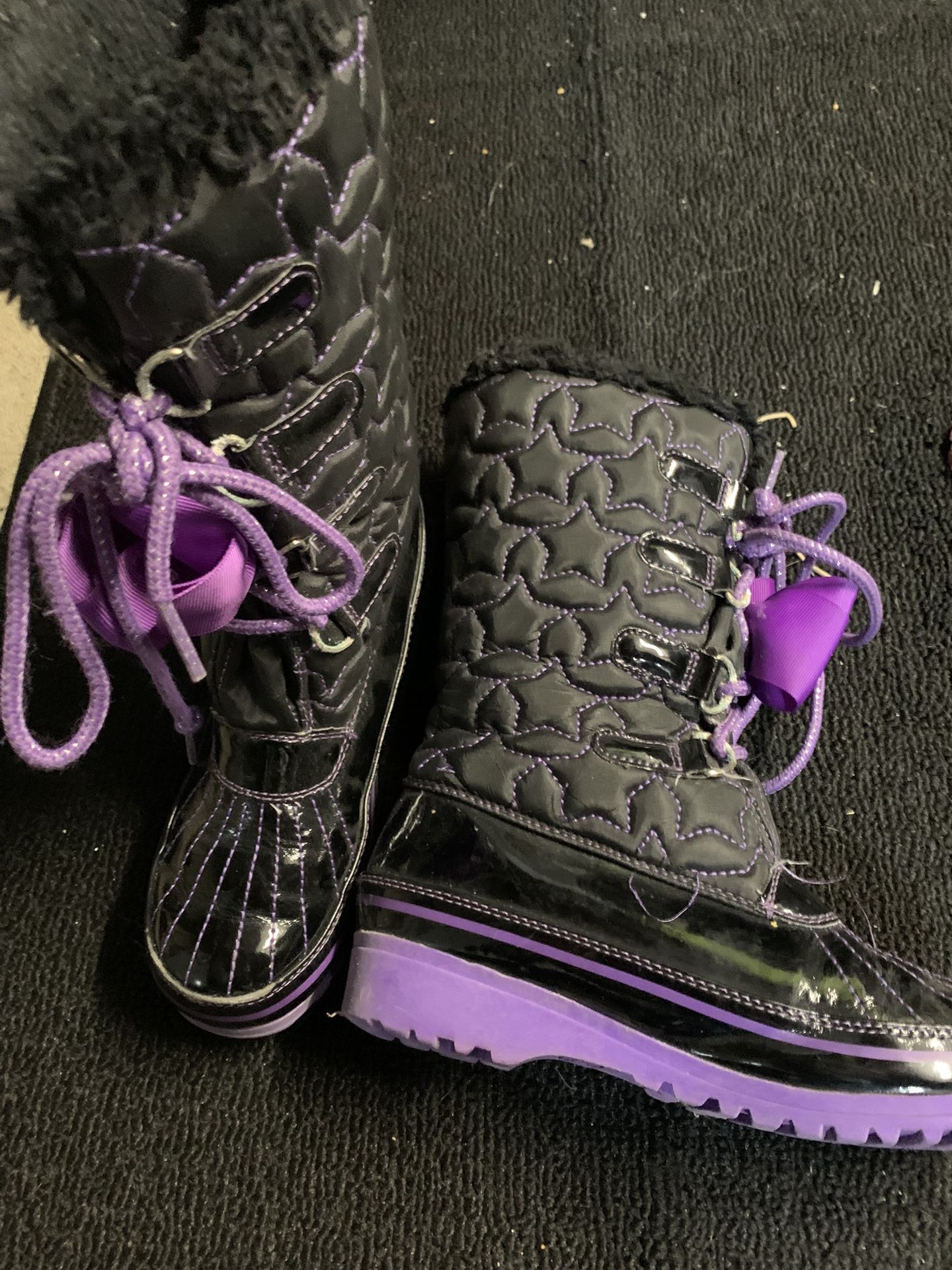Girls Winter Boots Sz 1 (jojo Siwa)