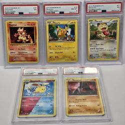 5 Psa Graded Cards