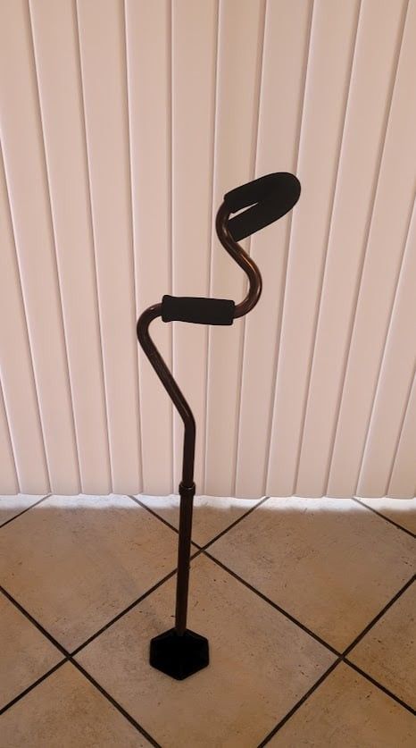 Comfort Cane + Self Standing Lightweight Adjustable Walking Cane (StrongArm)