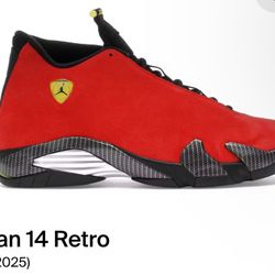 Ferrari Jordan 14 Size 12