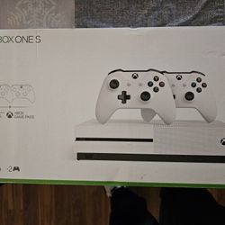 XBOX  ONE S 1 Terabyte W/ Two Wireless Remotes 