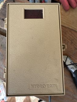 Vintage hydro rain sprinkler control box