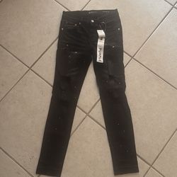 purple jeans size 28