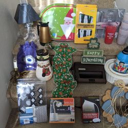 $3 New Items Lamp Sandwich Maker Holiday Shower Curtain Hairbrush Set