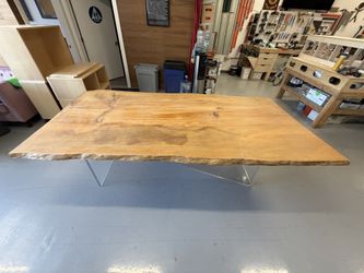 Live Edge Eucalyptus Slab Table