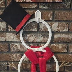 Snow Man Wreath 
