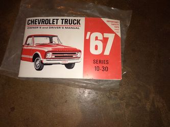 Chevy c10 owner manual