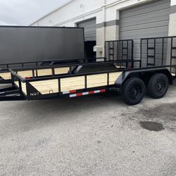   Brand New 7x18 Utility Trailer