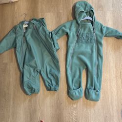 MEC Rain suit and Fleece 12 Month