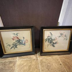 2 Antique Chinese Paintings 