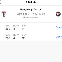 Astros Tickets 