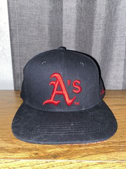 Oakland Athletics A’s SnapBack Hat | Red, Black, & White