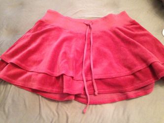 Juicy Couture Velour Pink Skirt