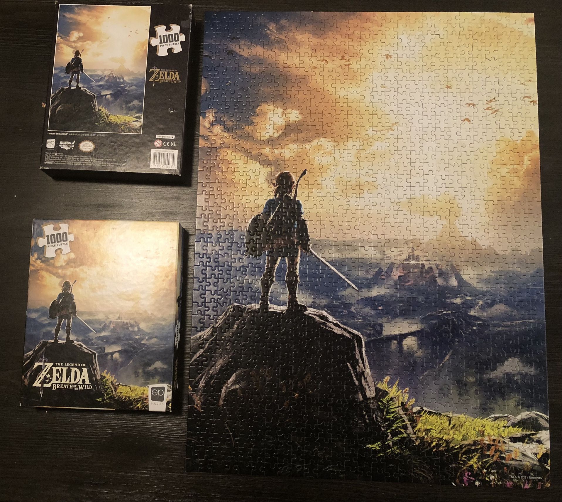 The Legend of Zelda Breath of the Wild 1000 Piece 19"x27" Puzzle Nintendo