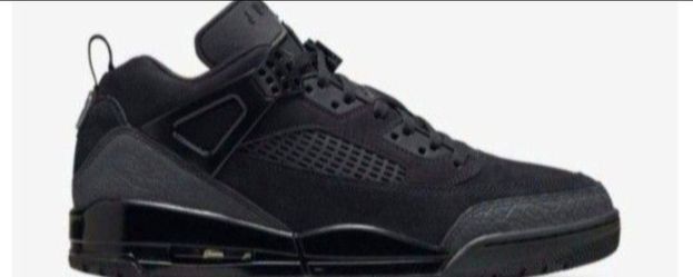Solid Black Jordan Spizikes Size 11