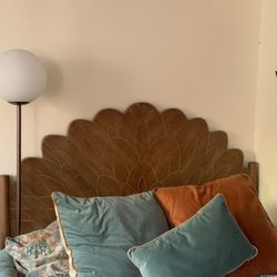 Unique Wooden Arch Full Sized Headboard 