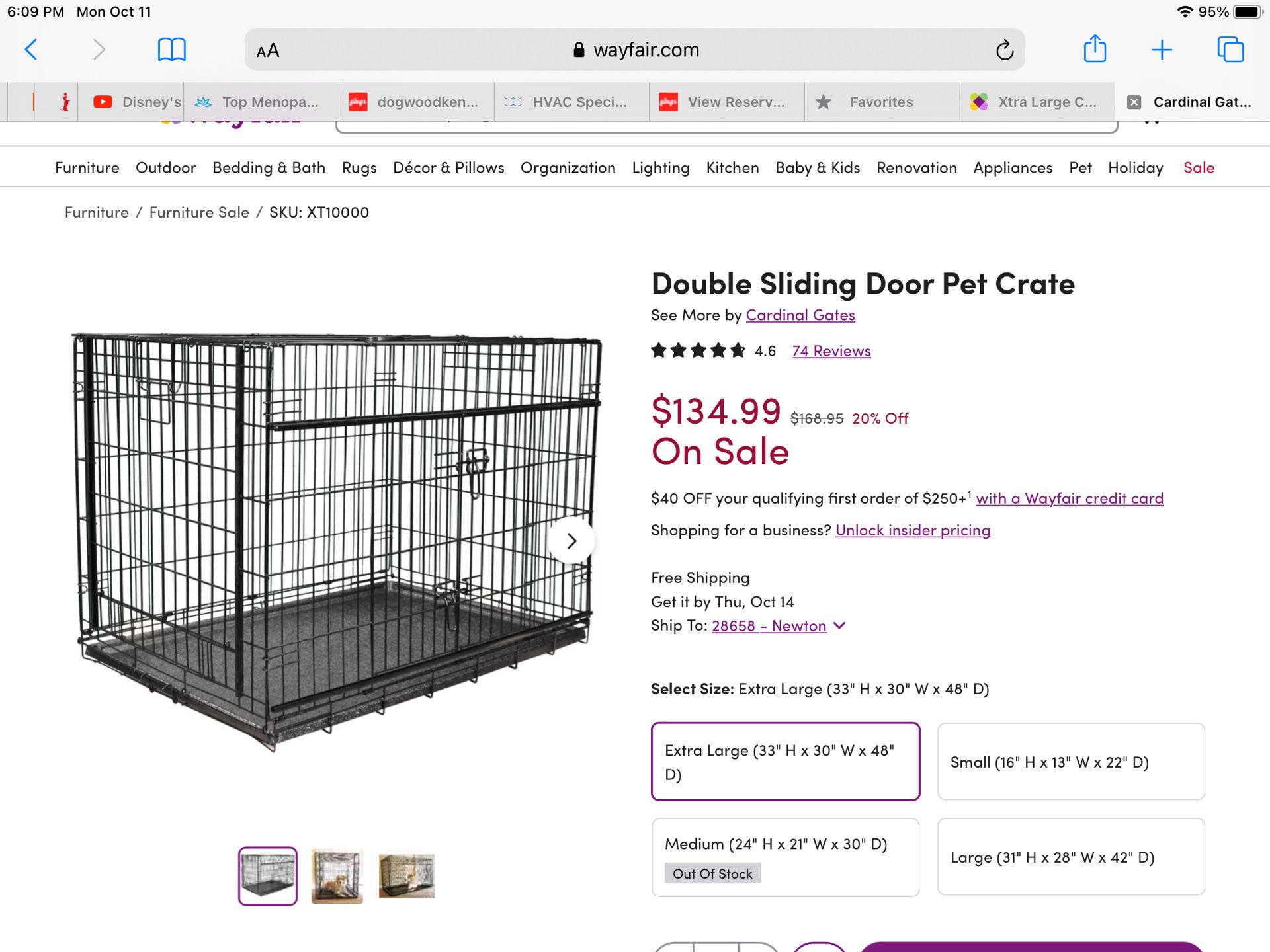 Large Crate For Dog