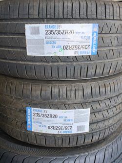 2-new tire 235 35 20 sailum mount ybalance(firm price)