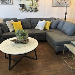 Gray Sectional 